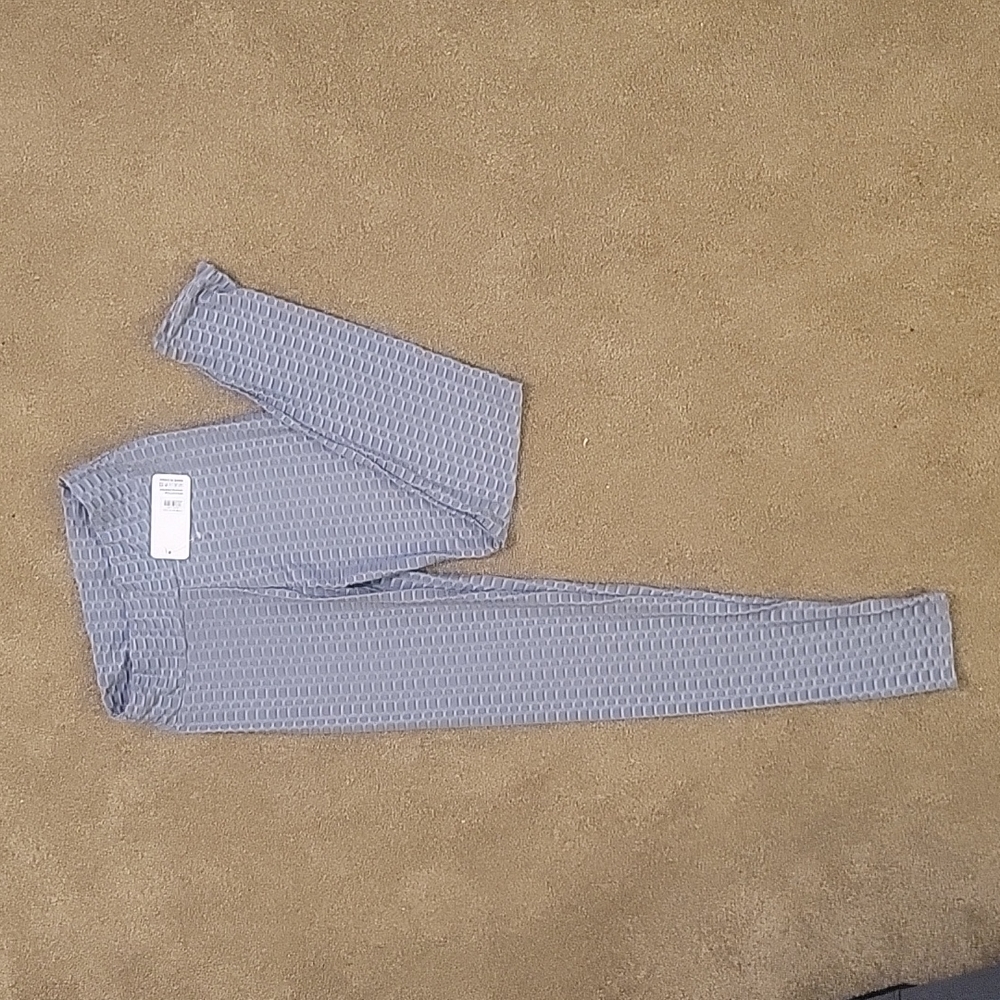 NWT Silver/Grey stretch pants